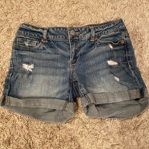 Aeropostale shorts. Size 0. Medium wash